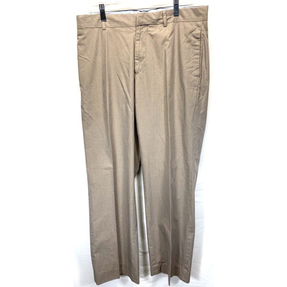 Banana Republic Men's Dress Pants Size 34x34 (Hemmed 31") Houndstooth Flat Front